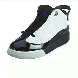 JORDAN DUB ZERO (PS) boys basketball-shoes 2.5Y - WHITE/CONCORD-BLACK-WHITE